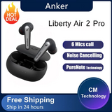Anker Soundcore Liberty Air 2 Pro TWS Earbuds Intelligent Active Noise Cancelling, PureNote Technology Earphone with 6 Mics call