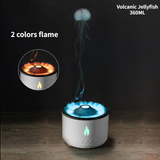 Portable Mini Aroma Flame Volcano Diffuser Humidifier Korean KC Air Fire Nebulizer Diffuser Oil Home Volcanic Diffusor