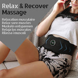 Abdominal Muscle Stimulator Trainer USB Connect Fitness Equipment Training Gear Muscles Electrostimulator Toner Massage