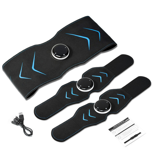 Abdominal Muscle Stimulator Trainer USB Connect Fitness Equipment Training Gear Muscles Electrostimulator Toner Massage