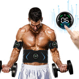 Abdominal Muscle Stimulator Trainer USB Connect Fitness Equipment Training Gear Muscles Electrostimulator Toner Massage