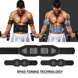 Abdominal Muscle Stimulator Trainer USB Connect Fitness Equipment Training Gear Muscles Electrostimulator Toner Massage