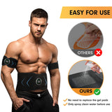 Abdominal Muscle Stimulator Trainer USB Connect Fitness Equipment Training Gear Muscles Electrostimulator Toner Massage