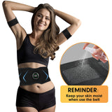 Abdominal Muscle Stimulator Trainer USB Connect Fitness Equipment Training Gear Muscles Electrostimulator Toner Massage