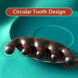 Meridian Massage Comb Five-Tooth Handleless Wooden Point Acupuncture Head Comb Wide-Tooth Sandalwood Comb Massage Head