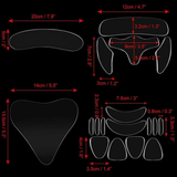 18Pcs Reusable Silicone Removal Sticker Face Forehead Neck Eye Sticker Pad Anti Aging Skin Lifting Care Patch