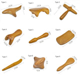 Fragrant Wood Body Massage Tool Foot Reflexology AcupunctureThai Massager Roller Therapy Meridians Scrap Lymphatic Health Care