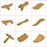 Fragrant Wood Body Massage Tool Foot Reflexology AcupunctureThai Massager Roller Therapy Meridians Scrap Lymphatic Health Care