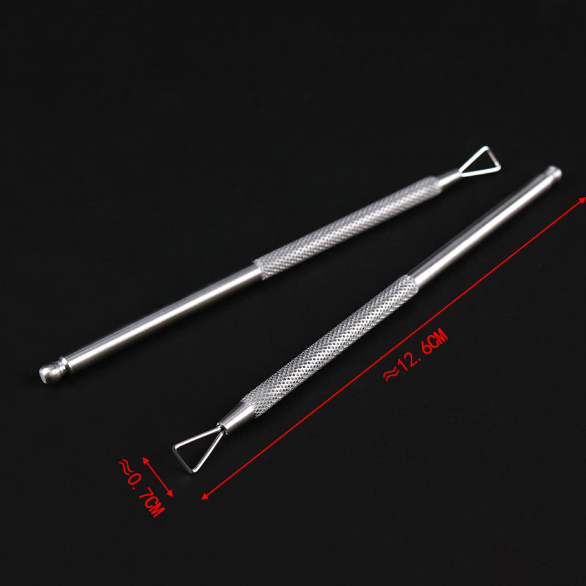 1PC Stainless Steel Nail Gel Remover Bar Nail Art Push Cuticle Care Tools UV Gel Push Manicure Remove Tools