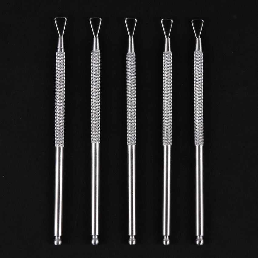 1PC Stainless Steel Nail Gel Remover Bar Nail Art Push Cuticle Care Tools UV Gel Push Manicure Remove Tools