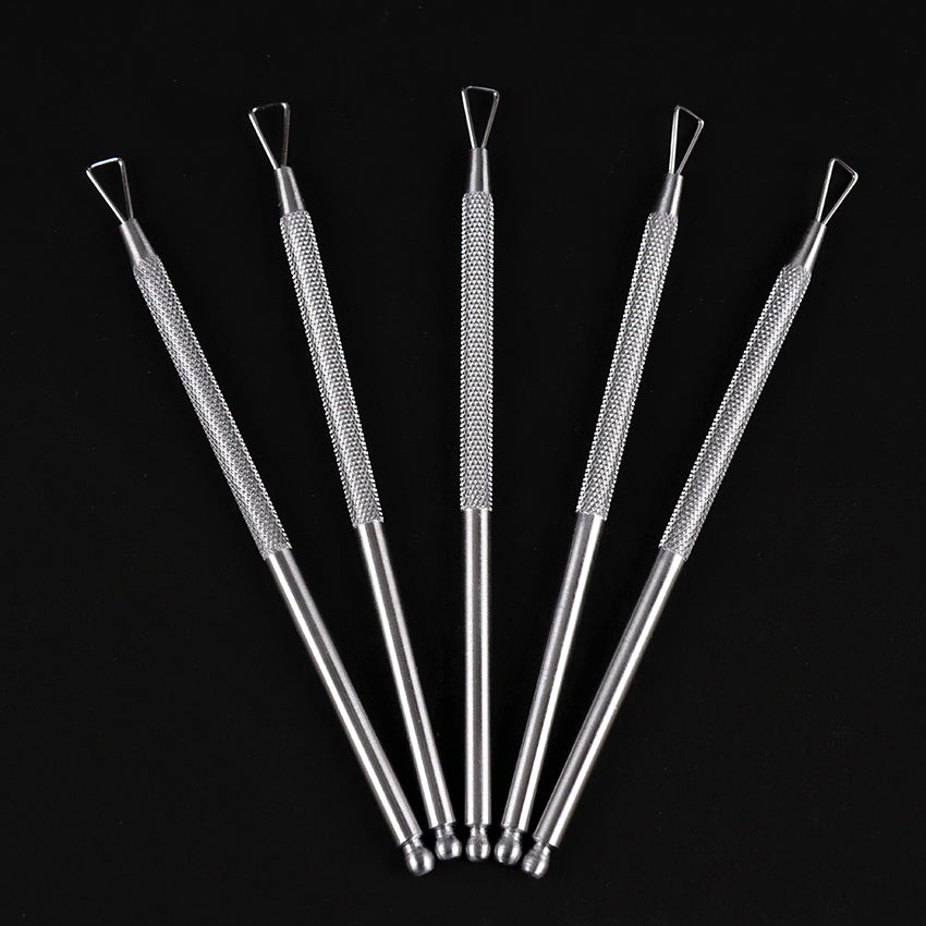 1PC Stainless Steel Nail Gel Remover Bar Nail Art Push Cuticle Care Tools UV Gel Push Manicure Remove Tools