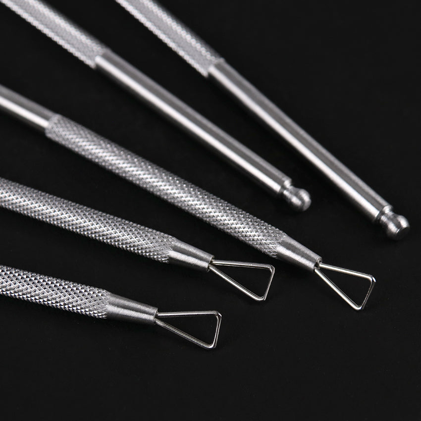 1PC Stainless Steel Nail Gel Remover Bar Nail Art Push Cuticle Care Tools UV Gel Push Manicure Remove Tools