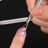 1PC Stainless Steel Nail Gel Remover Bar Nail Art Push Cuticle Care Tools UV Gel Push Manicure Remove Tools