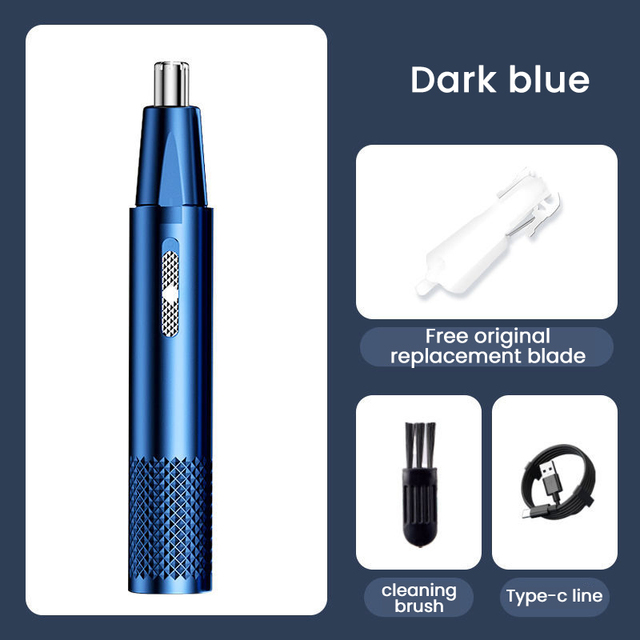 Electric Nose Hair Clipper Rechargeable Multi-kinetic Shaving Two-in-one Unisex Fully Automatic Washable Shaving Nose Trimmer