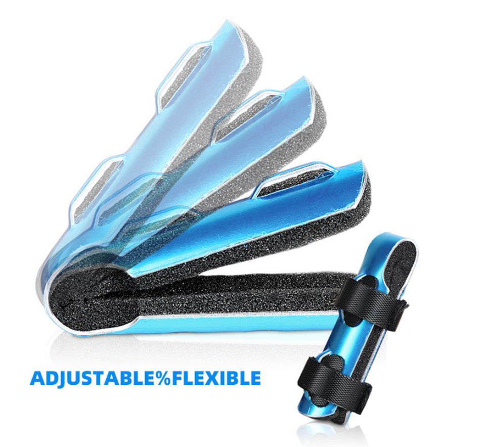 1Pcs Aluminum & Foam Support Brace Finger Splint Hand Trigger Broken Finger Sprain Joint Immobilization Fracture Pain Relief