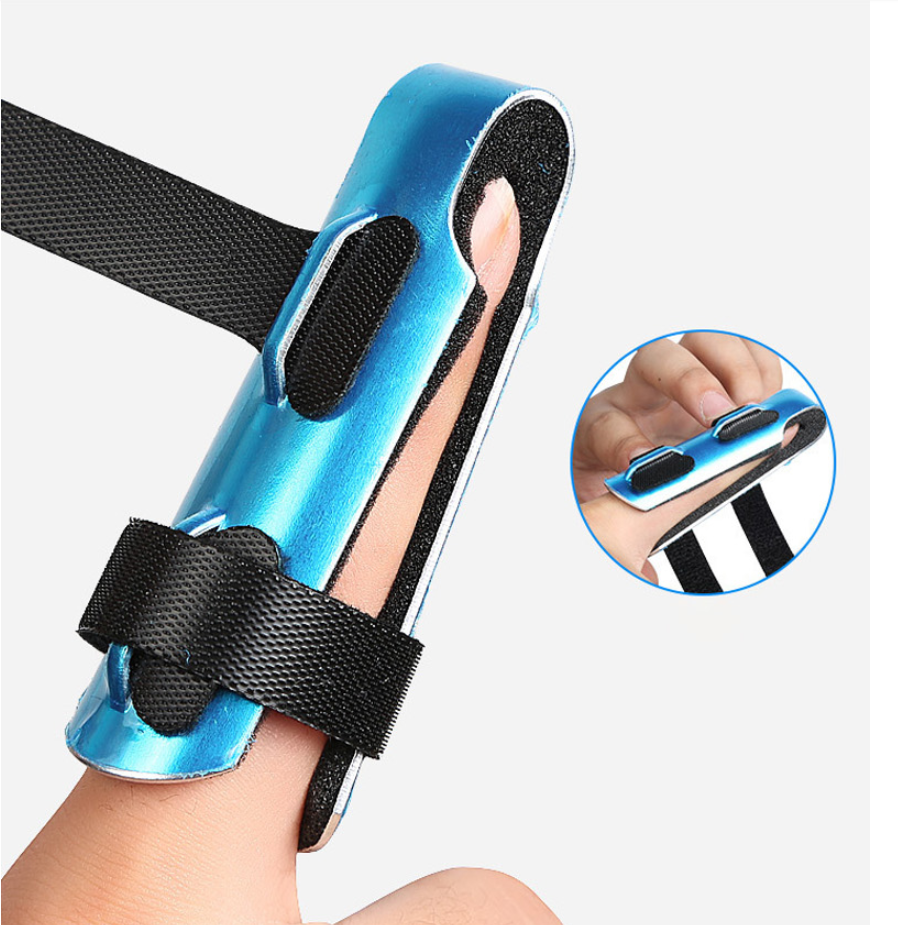 1Pcs Aluminum & Foam Support Brace Finger Splint Hand Trigger Broken Finger Sprain Joint Immobilization Fracture Pain Relief