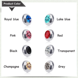 1Pair Magnetic Slimming Magnet Earring for Women Men Weight Loss Rhinestone Stainless Steel Ear Studs Health Non Pierced Jewelry