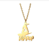 Custom Name Cartoon Character Stainless Steel Necklaces Pendants Kids Nameplate Jewelry Personalised Any Design Letter Necklace