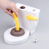 1 Set Novelty Toilet Toys Pooping Flushing Toilet Spoof Poop Shoots Tricky Toy Miniature Pretend Toys Dolls Accessories Fun Game