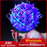 Magic Flying Ball Pro Mini Lighting With LED Lights Remote Control Hand Controlled Boomerang Spinner Toys for Adults Kids Gift