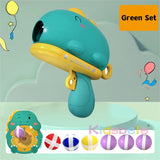Children Dinosaur Toy Guns Ejection Sticky Ball Dart Board Target Plate Kids Outdoor Cartoon Fun Sports Shooting Games Gun Toys