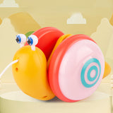 Novelty Drawstring Snail With Light And Music Baby Learn To Walk Pull String Early Educational Toys For Children Toddlers 1-3Y