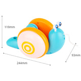 Novelty Drawstring Snail With Light And Music Baby Learn To Walk Pull String Early Educational Toys For Children Toddlers 1-3Y