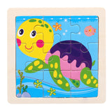 Kids Wooden Puzzle Cartoon Animal Traffic Tangram Wood Puzzle Toys Educational Jigsaw Toys for Children GiftS
