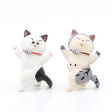 5pcs Set Funny Cat Pen Holder Toy Hold Everything Cat Earphone Bracket Home Decor Festival Decoration Charming Kitty Storage Set