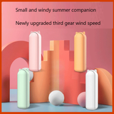 Portable Mini Fan, Handheld Fan USB Rechargeable Small Pocket Fan, Battery Operated Fan with Flashlight Feature for Travel Outdoor