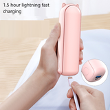 Portable Mini Fan, Handheld Fan USB Rechargeable Small Pocket Fan, Battery Operated Fan with Flashlight Feature for Travel Outdoor
