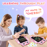 Toys for Girls Gifts LCD Writing Tablet -  Toddler Toys for 3 4 5 6 7 8 Year Old Girls Boys Learning Light Doodle Board Drawing Pad Birthday Gifts Ideas Christmas Stocking Stuffers for Kids