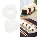 2Pcs Triangular Plastic Sushi Rice Ball Maker Mould Onigiri Mold Set Kitchen Gadgets Stuff Transparent Bento Accessories