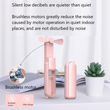 Portable Mini Fan, Handheld Fan USB Rechargeable Small Pocket Fan, Battery Operated Fan with Flashlight Feature for Travel Outdoor