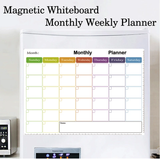 A3 Size Magnetic Monthly Weekly Planner Calendar Table Dry Erase Whiteboard Blackboard Fridge Sticker Message Board Menu