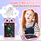 Toys for Girls Gifts LCD Writing Tablet -  Toddler Toys for 3 4 5 6 7 8 Year Old Girls Boys Learning Light Doodle Board Drawing Pad Birthday Gifts Ideas Christmas Stocking Stuffers for Kids