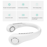 Xiaomi New Mini Neck Fan Portable Bladeless Hanging Neck 3000mAh Rechargeable Air Cooler 3 Speed Mini Summer Sports Fans