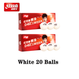 Original DHS 3 Star D40+ Table Tennis Ball 3-STAR Seamed ABS Balls Plastic Poly DHS 3 STAR Ping Pong Balls ITTF Approved