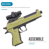 1pcs DIY Building Blocks Toy Gun Desert Eagle Assembly Toys Educational Toys Model Creative Outdoor Funny Toy Guns