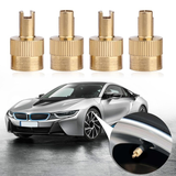 4/8/12Pcs Metal Slotted Slot Valve Cap with Valve Core Remover Wheel Caps for Schrader Car Motorcycle Bikes Nipple Caps Cover