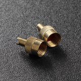 4/8/12Pcs Metal Slotted Slot Valve Cap with Valve Core Remover Wheel Caps for Schrader Car Motorcycle Bikes Nipple Caps Cover