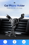Gravity Auto Phone Holder for For IPhone/Samsung Car Air Vent Clip Mount Mobile Phone Holder CellPhone Stand Support Accessories