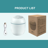 250ml Mini Car Air Humidifier Usb Portable Essential Oil Diffuserand Aroma Anion Mist Maker LED Smart Air Humidifier For Home