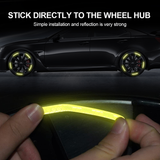 20/40 Pcs Car Wheel Hub Sticker High Reflective Stripe Tape for Motorcycle Car Night Driving Safety Luminous Universal Stickers