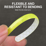 20/40 Pcs Car Wheel Hub Sticker High Reflective Stripe Tape for Motorcycle Car Night Driving Safety Luminous Universal Stickers