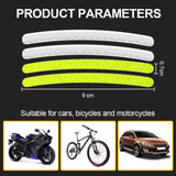 20/40 Pcs Car Wheel Hub Sticker High Reflective Stripe Tape for Motorcycle Car Night Driving Safety Luminous Universal Stickers