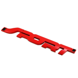 Car Accessories Sticker Styling Metal 3D Chrome Black Auto Car Trunk Racing Sport Word Letter Logo Emblem Badge Decal Sticker