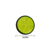2X 2'' 2 Inch Universal Motorcycle ATV Scooter Dirt Bikes Motorcycle Bicycle Circular Reflector Safety Reflector