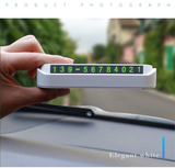 13x2.5cm Car Temporary Parking Card Phone Number Card Plate Telephone Number Car Park Stop Automobile Accessories Car-styling