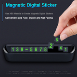 13x2.5cm Car Temporary Parking Card Phone Number Card Plate Telephone Number Car Park Stop Automobile Accessories Car-styling